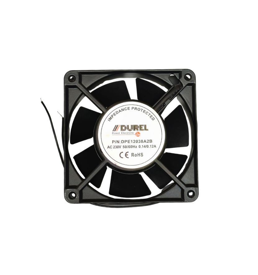DPE12038A2B - 120*120*38mm. 230VAC