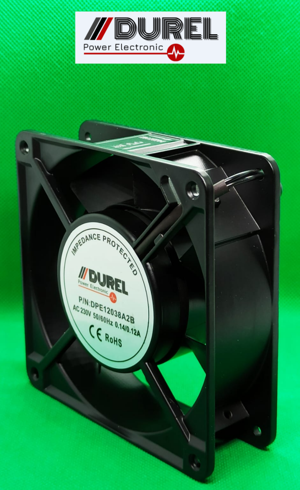 DPE12038A2B - 120*120*38mm. 230VAC