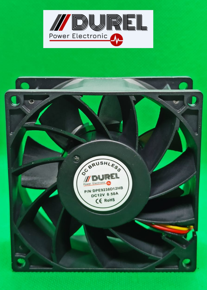 DPE9238D12HB - 92*92*38mm. 12VDC