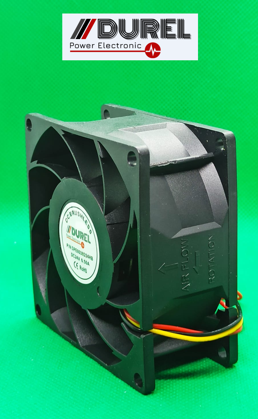 DPE8038D24HB - 80*80*38mm. 24VDC