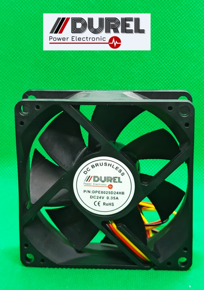 DPE8025D24HB - 80*80*25mm. 24VDC