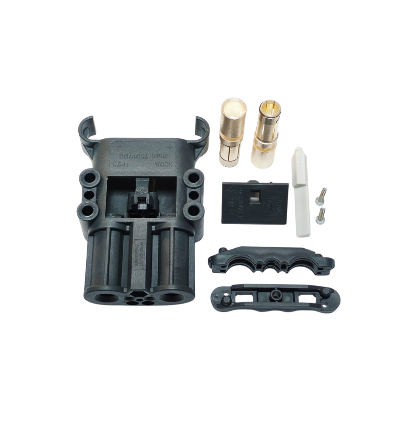 320A Erkek Akü Fişi (Montaj Aksesuarları ile Birlikte)