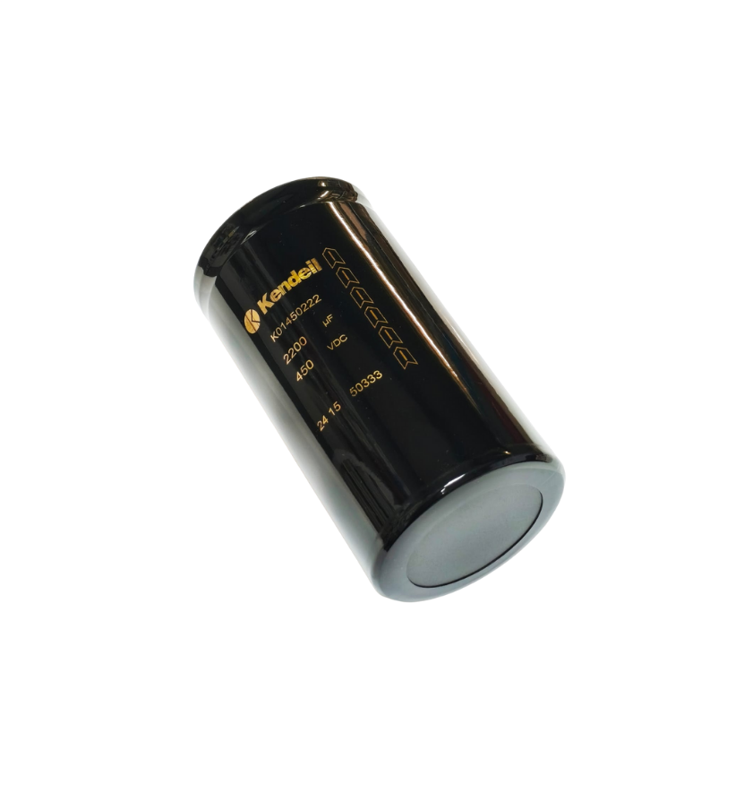 KENDEIL K01450222 2200µF 450VDC Elektrolitik Vidalı Terminal Kondansatör 76x143mm