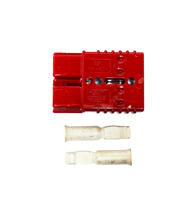 Anderson Power Products SB175A 600V Kırmızı Endüstriyel Güç Konnektörü
