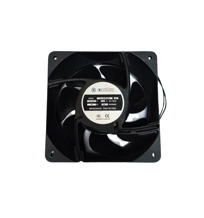 QUICK FU-16062B22 160x160x62mm 220VAC 40W 0.14A Endüstriyel Soğutma Fanı