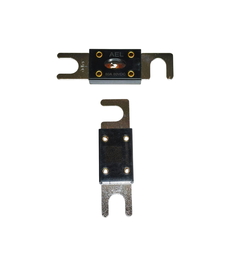 AEL 80A 80VDC Yüksek Hızlı Bolt-On Sigorta (EV & Endüstriyel Tip)