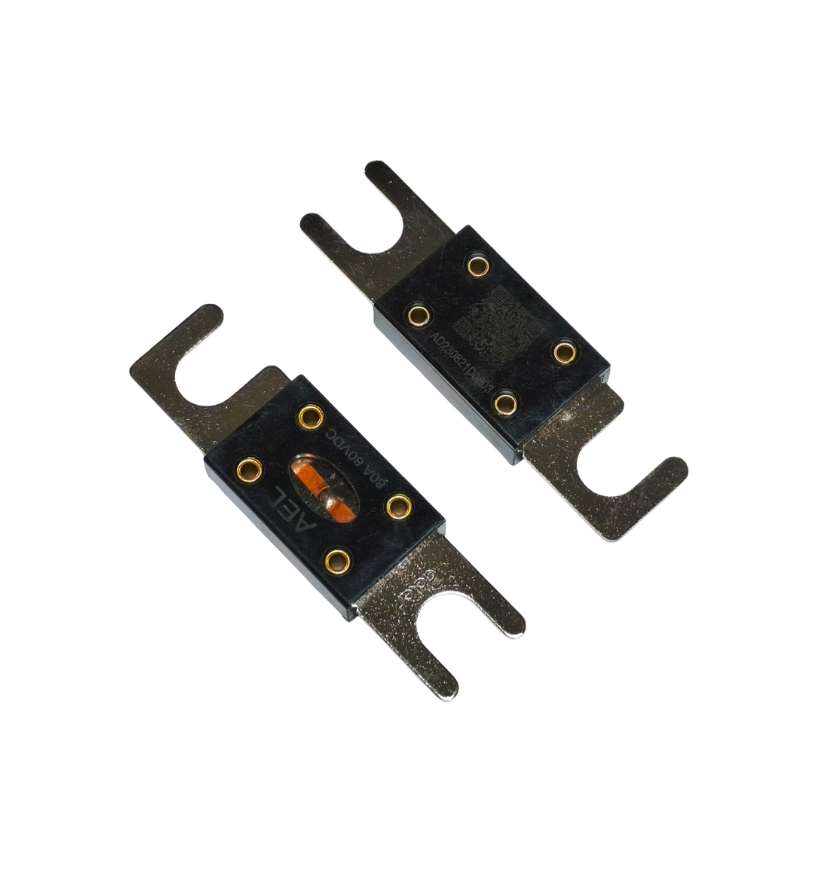 AEL 80A 80VDC Yüksek Hızlı Bolt-On Sigorta (EV & Endüstriyel Tip)