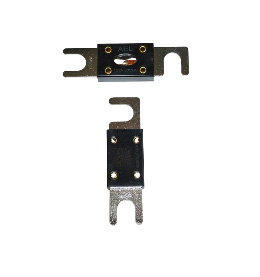 AEL 125A 80VDC Yüksek Hızlı Bolt-On Sigorta (EV & Endüstriyel DC Sistemleri)