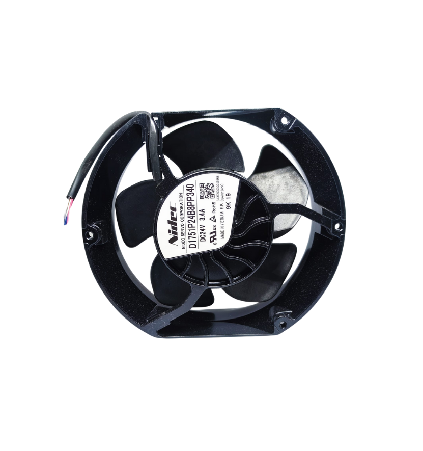 Nidec D1751P24B8PP340 24V DC Fan Motoru - 3.4A Güç